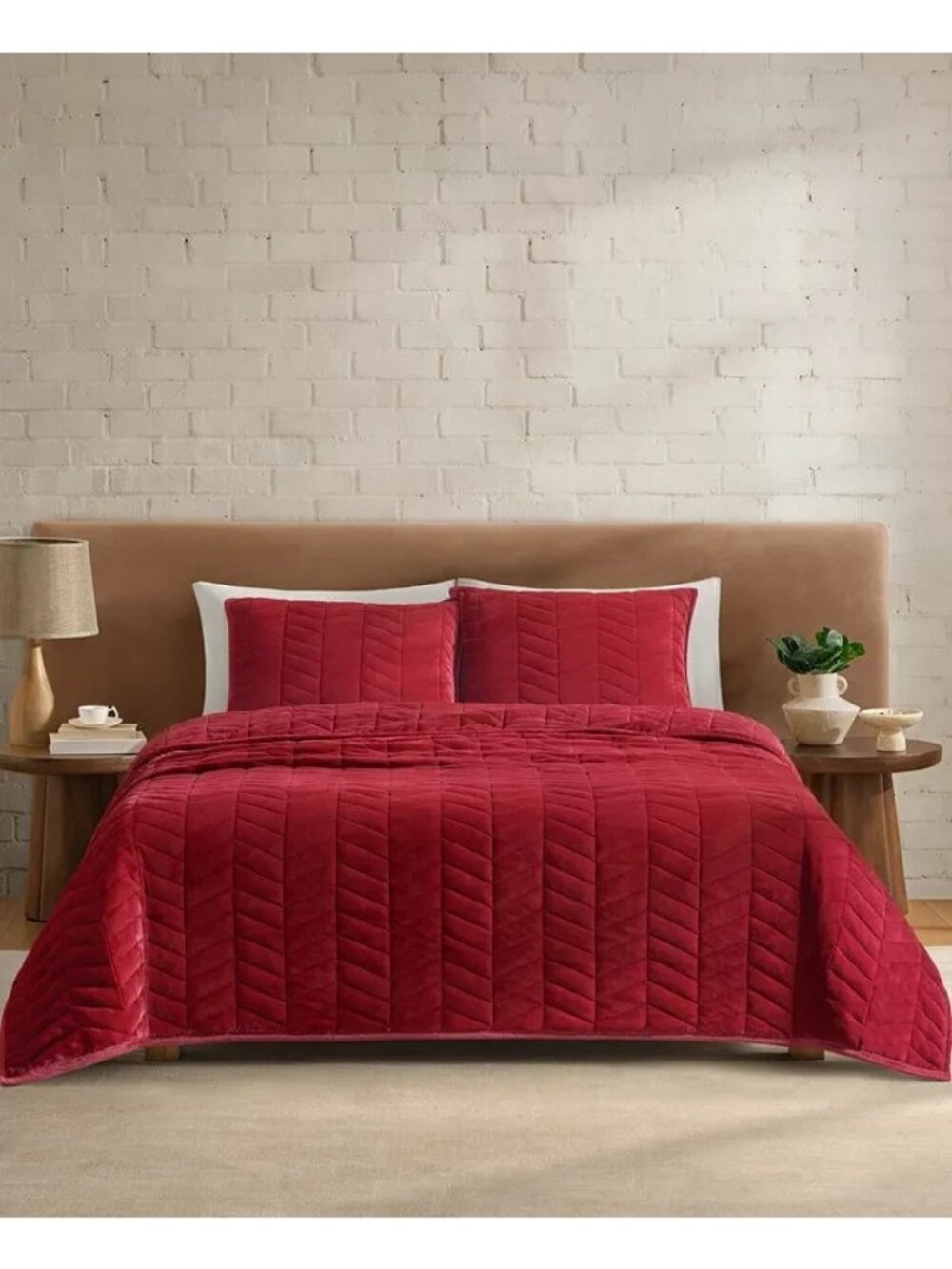 UGG® Coco Quilt King Coffee Berry $200